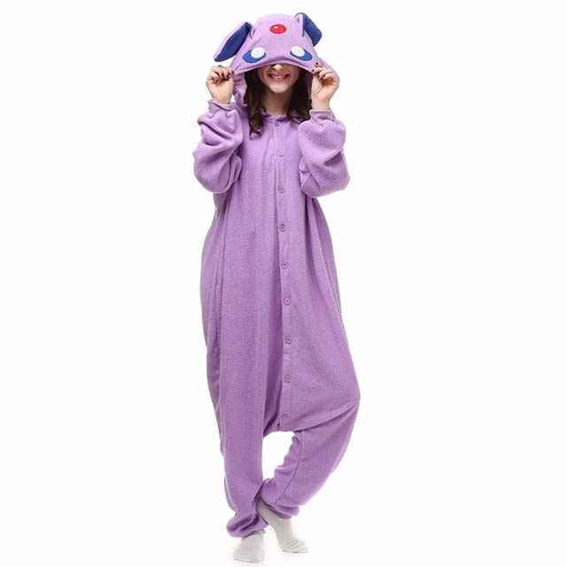 Pokemon Espeon Pajama Flannel Pink Cosplay for Women pokemonlogo buy online