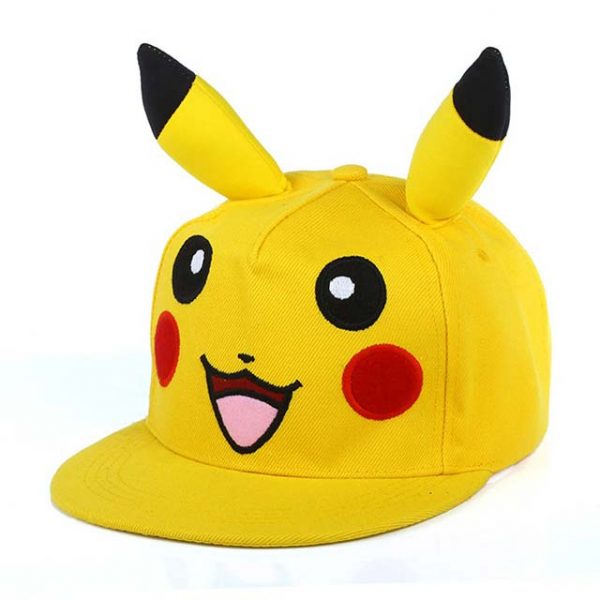 Pokemon Pikachu Hip Hop Yellow Cap for Unisex adults and kids gift pokemonlogo buy online