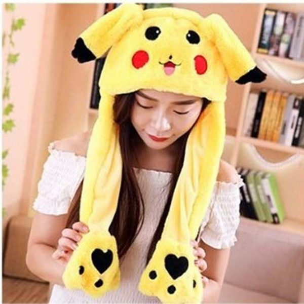 Pokemon Pikachu Long Ear Plush Hat for kids best gift pokemonlogo buy online
