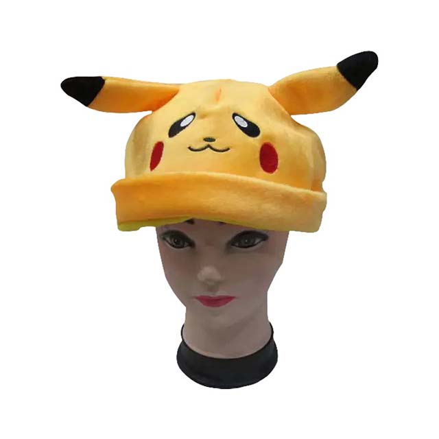 Pokemon Pikachu Plush Cap Adult size Stuffed Doll pokemonlogo buy online