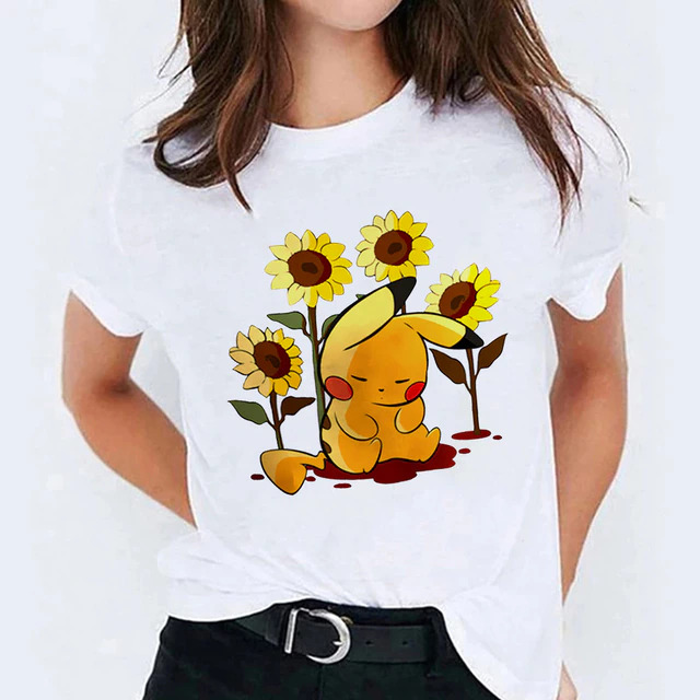 Pokemon Sad Feeling Pikachu Beautiful Vogue T Shirt Women buy online