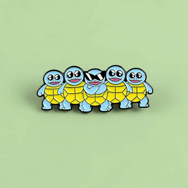 Pokemon Squirtle Turtle Badge Cute Enamel Pin gift for fans pokemonlogo merch buy online
