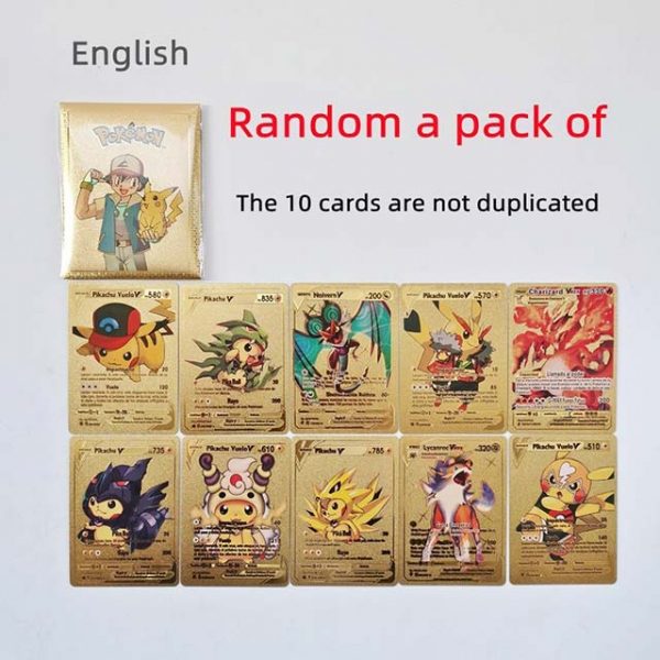 New Boutique Boxed Pokemon Gold Card ebay buyonline