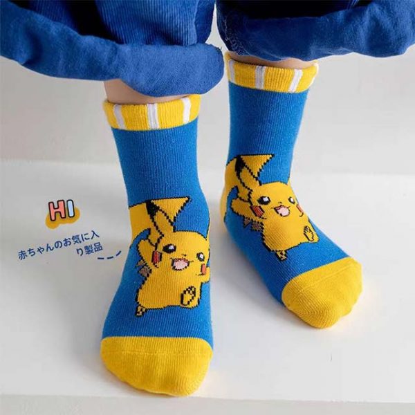 Pokemon Pikachu Printed Happy Mood Women Socks 5 pairs amazon buy online