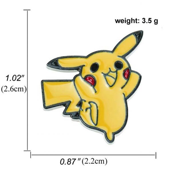 Pokemon Pikachu pins Cute Metal Brooch buy online